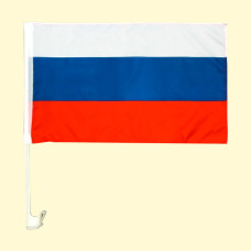 Флаг на машину ″Россия″ 28 х 44 см