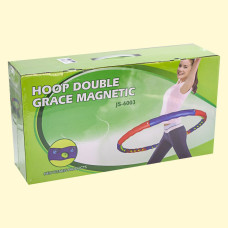 Массажный обруч двойной Hoop Double  JS-6003, 1,45кг