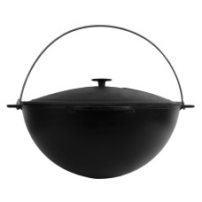 Brizoll WOK Asia 10 L с крышкой  чугун.